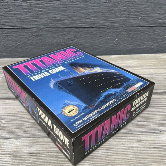 1998 Talicor Titanic Historical Society Trivia Adult Board Game Complete - Picture 9 of 14